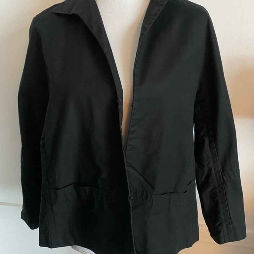 Lafayette 148 • Solid Black Lightweight Jacket - image 2